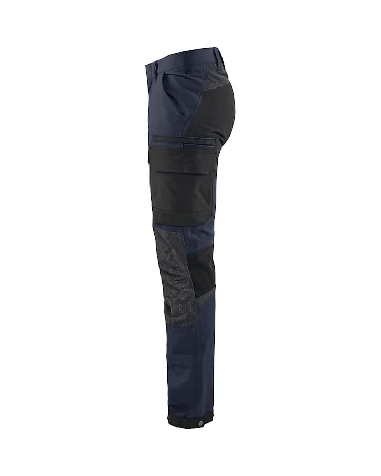 Service werkbroek 4-weg stretch Marineblauw/Zwart