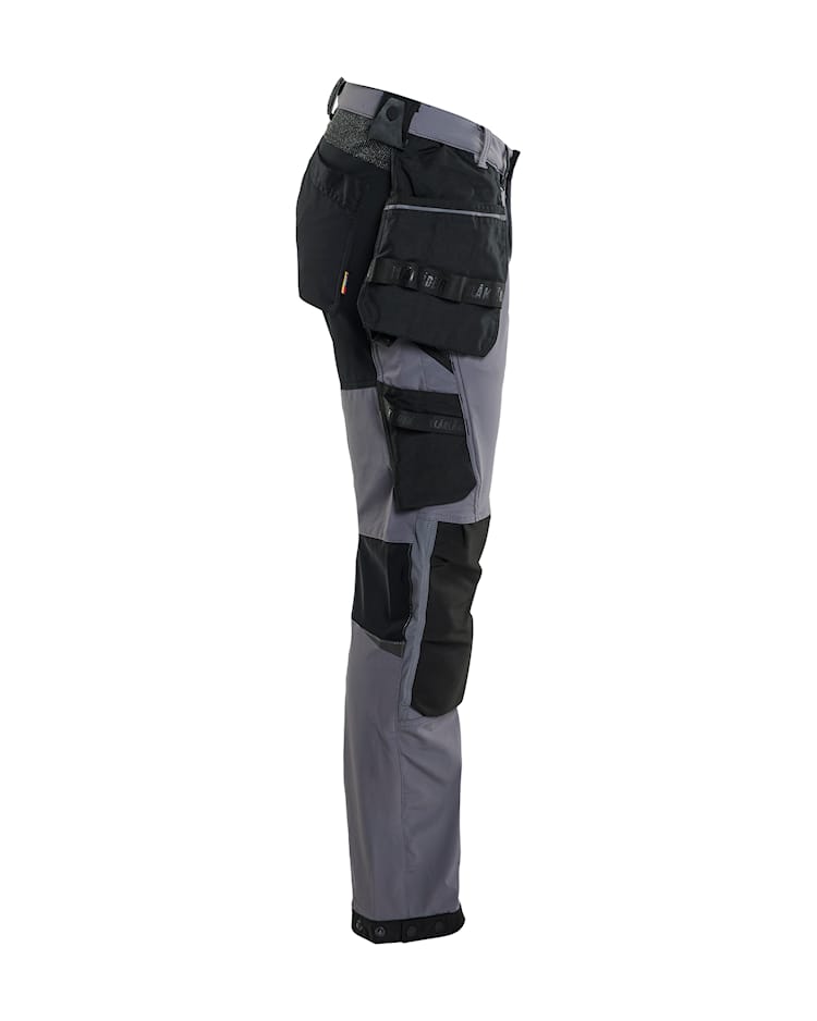 Werkbroek 4-weg stretch Medium Grijs/Zwart
