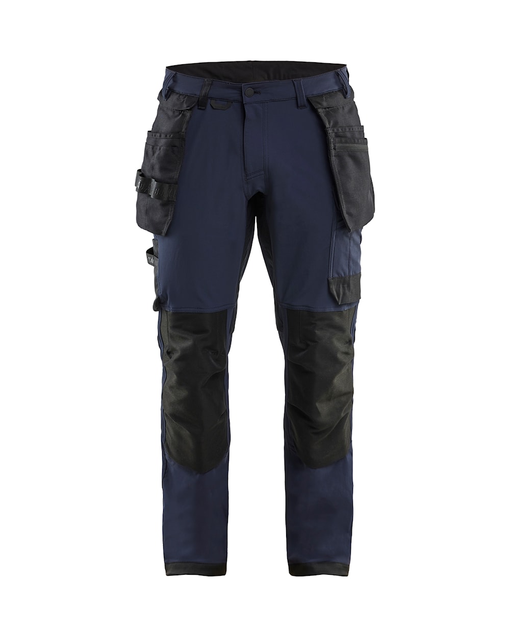 Werkbroek 4-weg Stretch DONKER MARINEBLAUW/ZWART