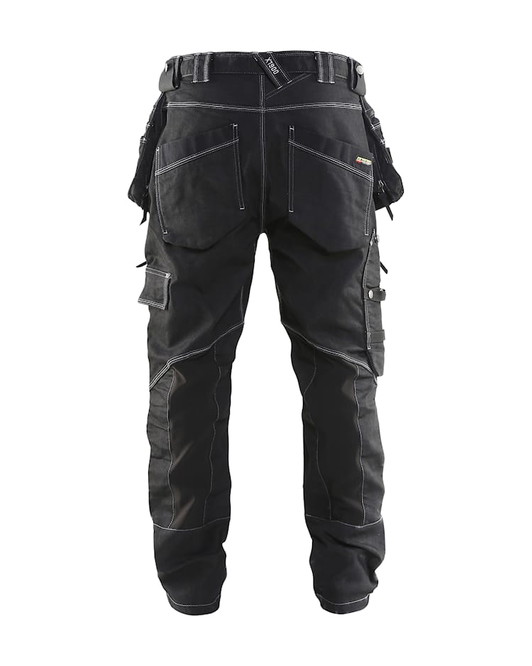 Baggy denim stretch X1900 Zwart