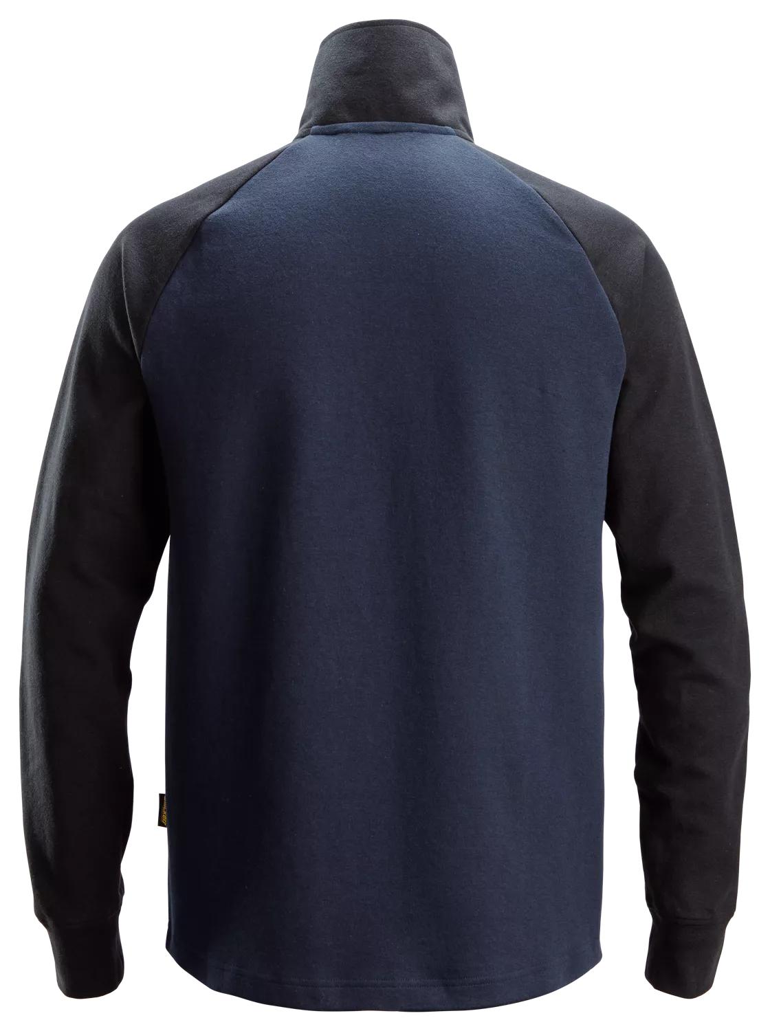 Snickers Tweekleurig Sweatshirt met Halve Rits