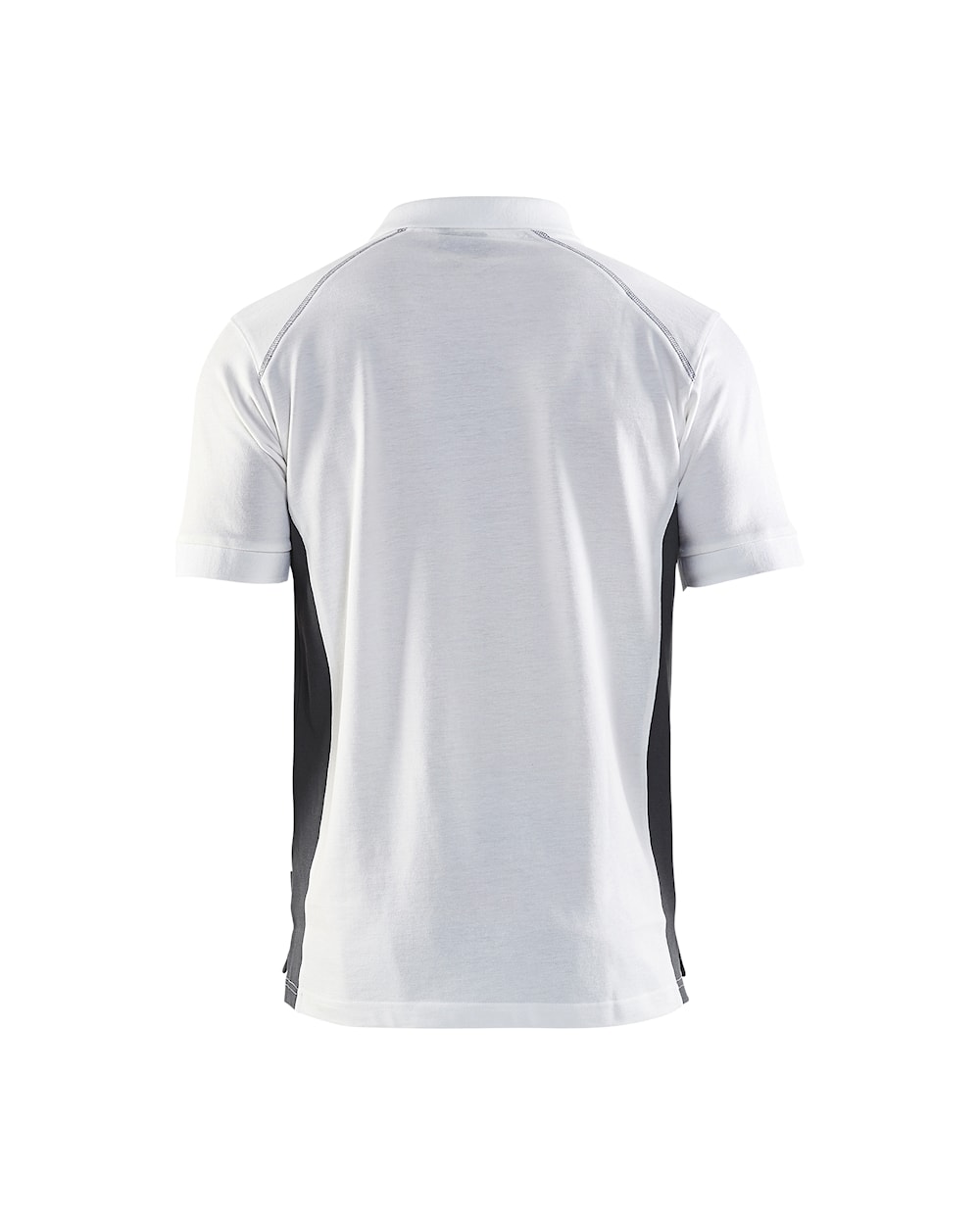 Piqué Polo WIT/DONKERGRIJS