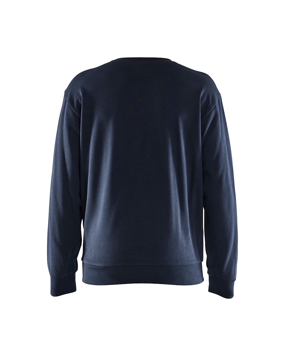 Sweatshirt bi-colour DONKER MARINEBLAUW/HIGH VIS GEEL