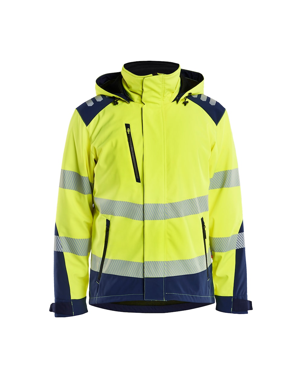 Lichtgewicht Softshell Winterjas High Vis HIGH VIS GEEL/MARINEBLAUW