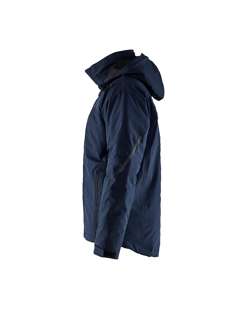 Lichtgewicht winterjas 4-weg stretch DONKER MARINEBLAUW/ZWART
