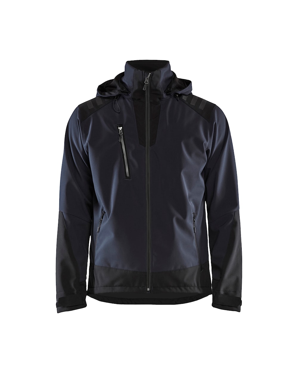 Softshell jack DONKER MARINEBLAUW/ZWART