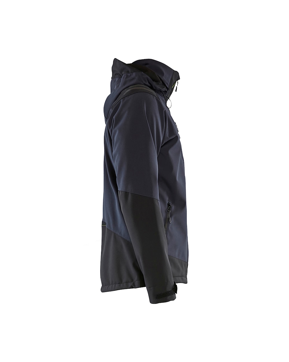 Softshell jack DONKER MARINEBLAUW/ZWART