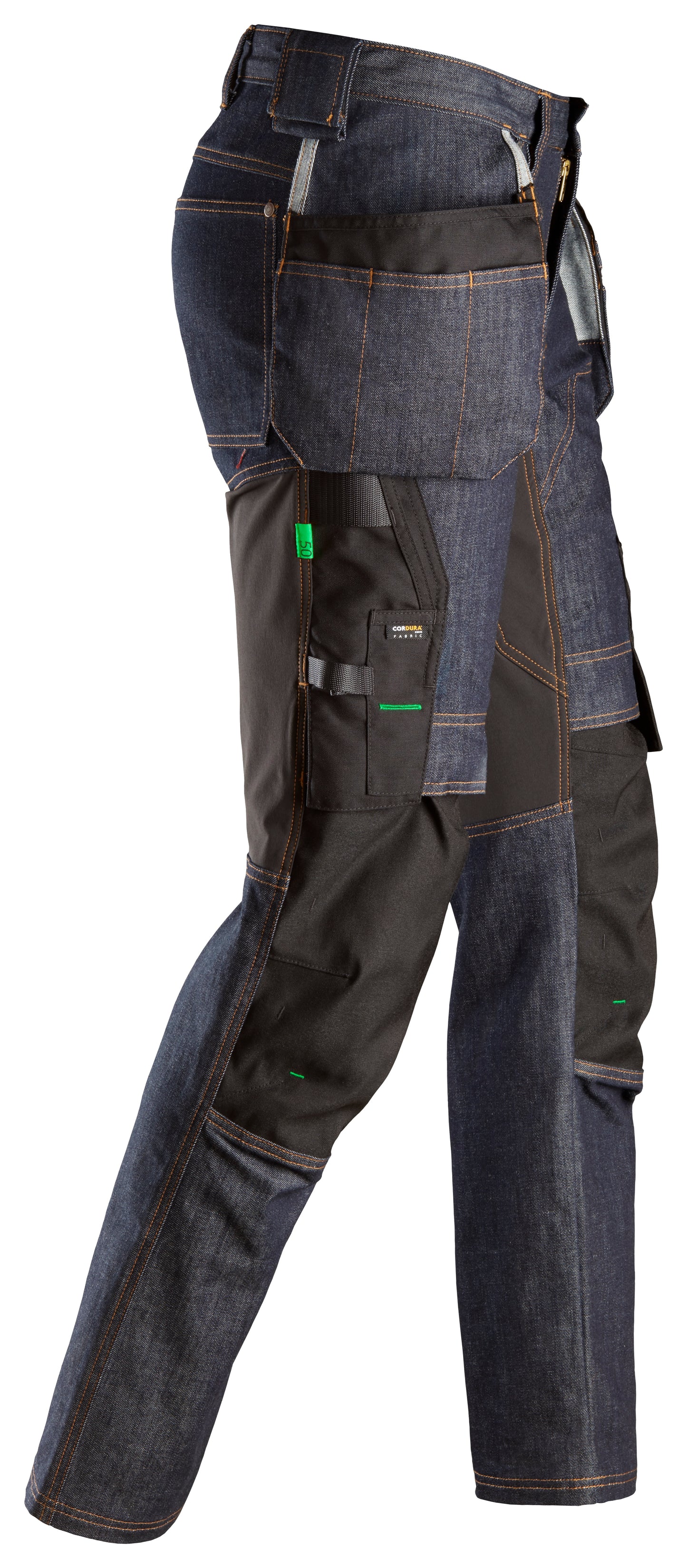 Snickers Denim Werkbroek+ met Holsterzakken