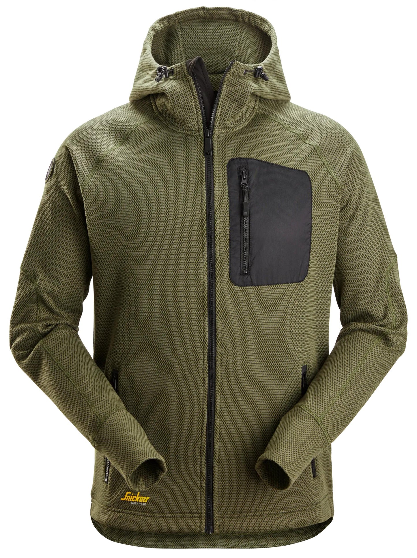 Snickers Fleece Hoodie met Volledige Rits