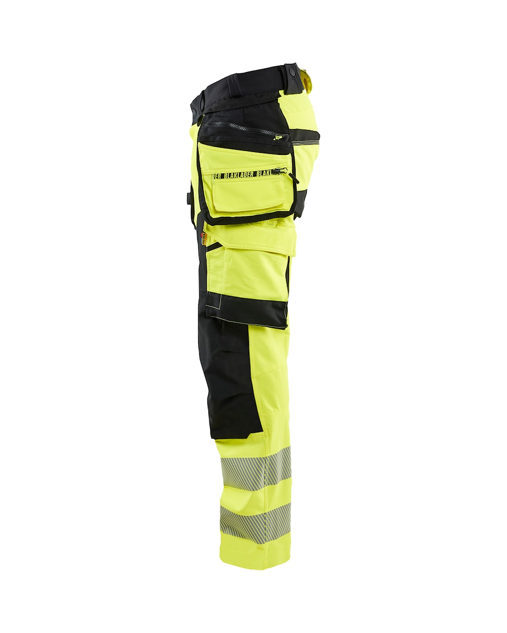 High Vis werkbroek 4-weg stretch HIGH VIS GEEL/ZWART