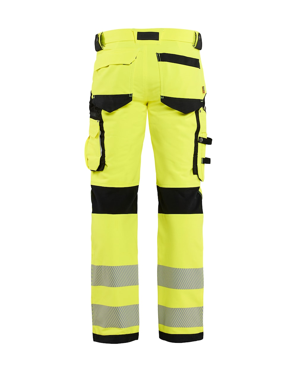 High Vis werkbroek 4-weg stretch HIGH VIS GEEL/ZWART