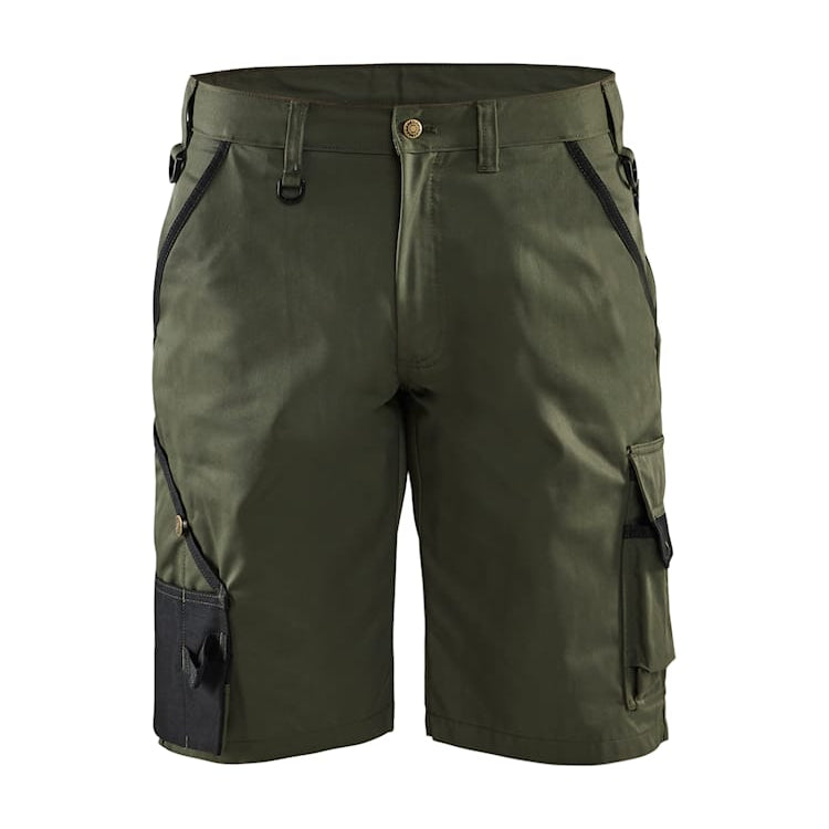 1464 Tuin Werkbroek Kort Army Green