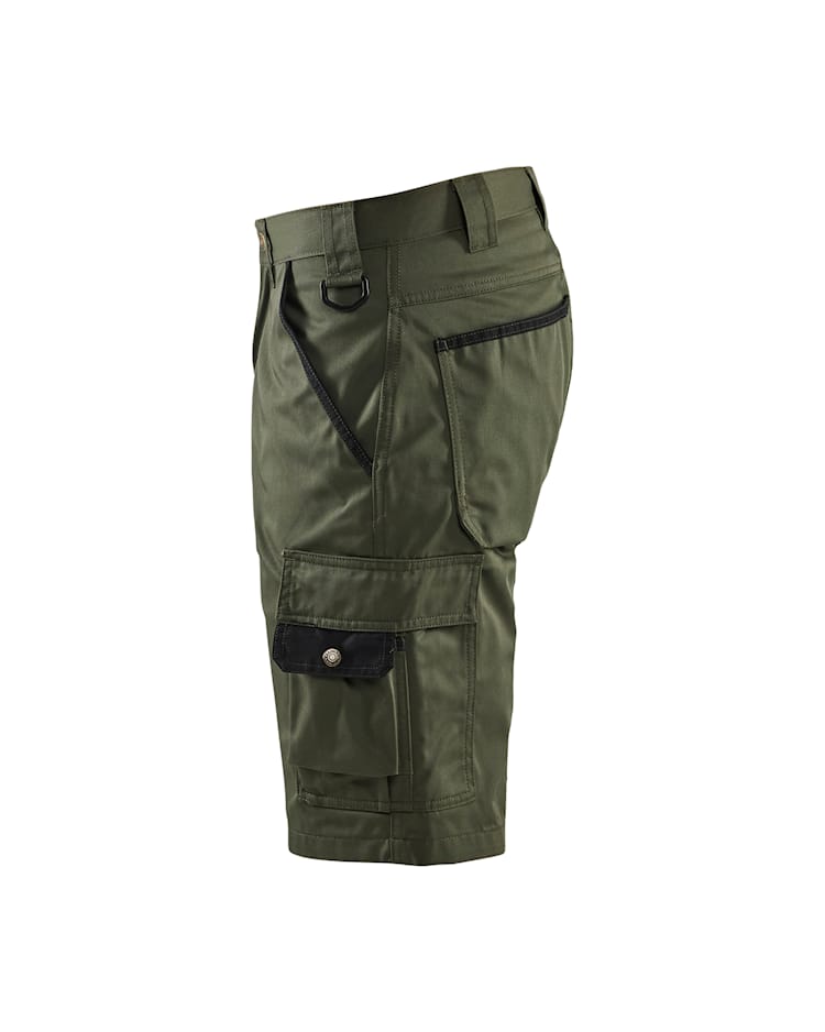 1464 Tuin Werkbroek Kort Army Green