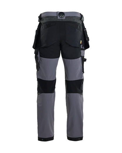Werkbroek 4-weg stretch Medium Grijs/Zwart