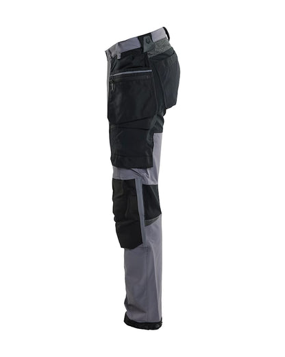 Werkbroek 4-weg stretch Medium Grijs/Zwart