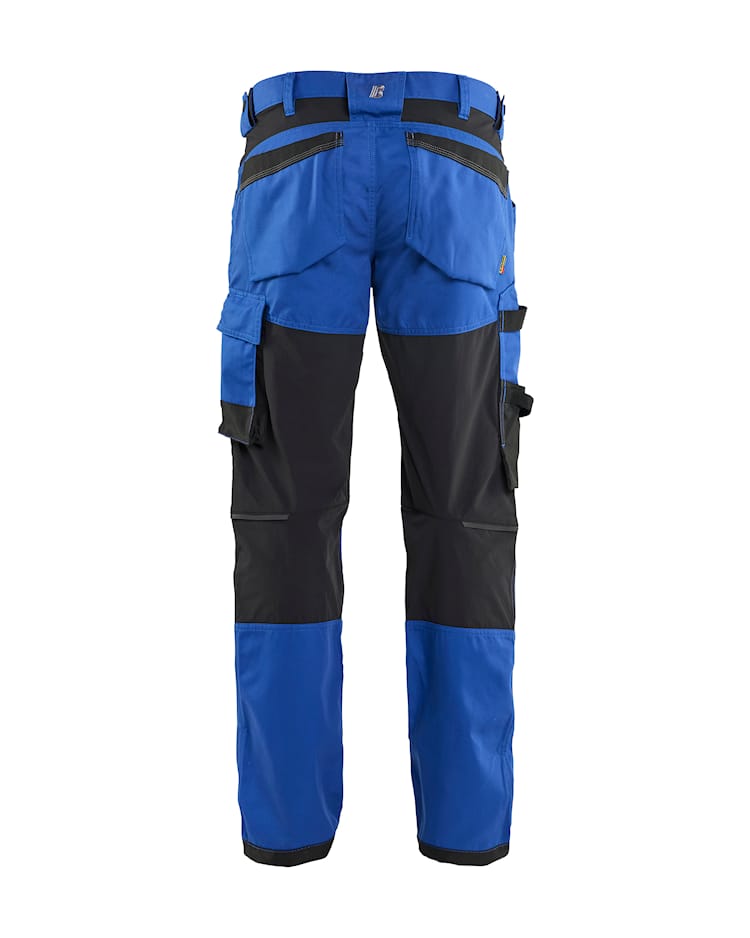 Werkbroek 2-weg stretch Korenblauw/ Zwart