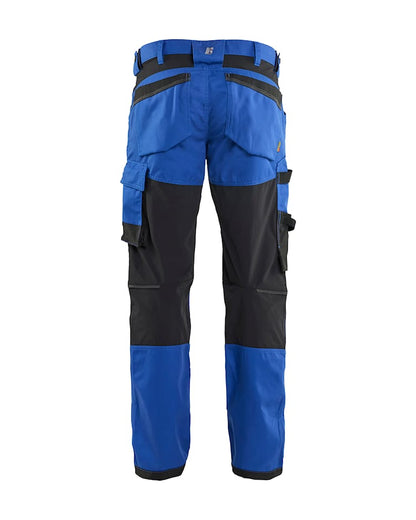 Werkbroek 2-weg stretch Korenblauw/ Zwart