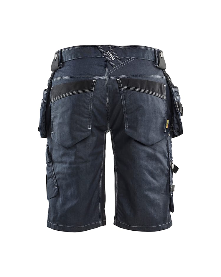 Short denim stretch X1900 Marineblauw/ Zwart