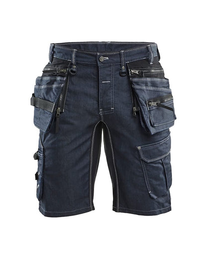 Short denim stretch X1900 Marineblauw/ Zwart