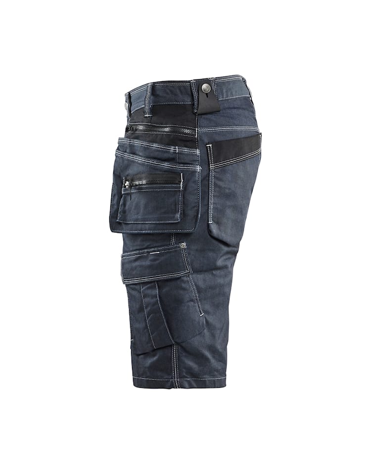 Short denim stretch X1900 Marineblauw/ Zwart