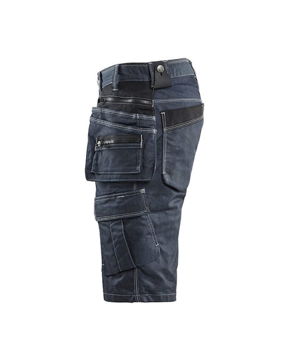 Short denim stretch X1900 Marineblauw/ Zwart
