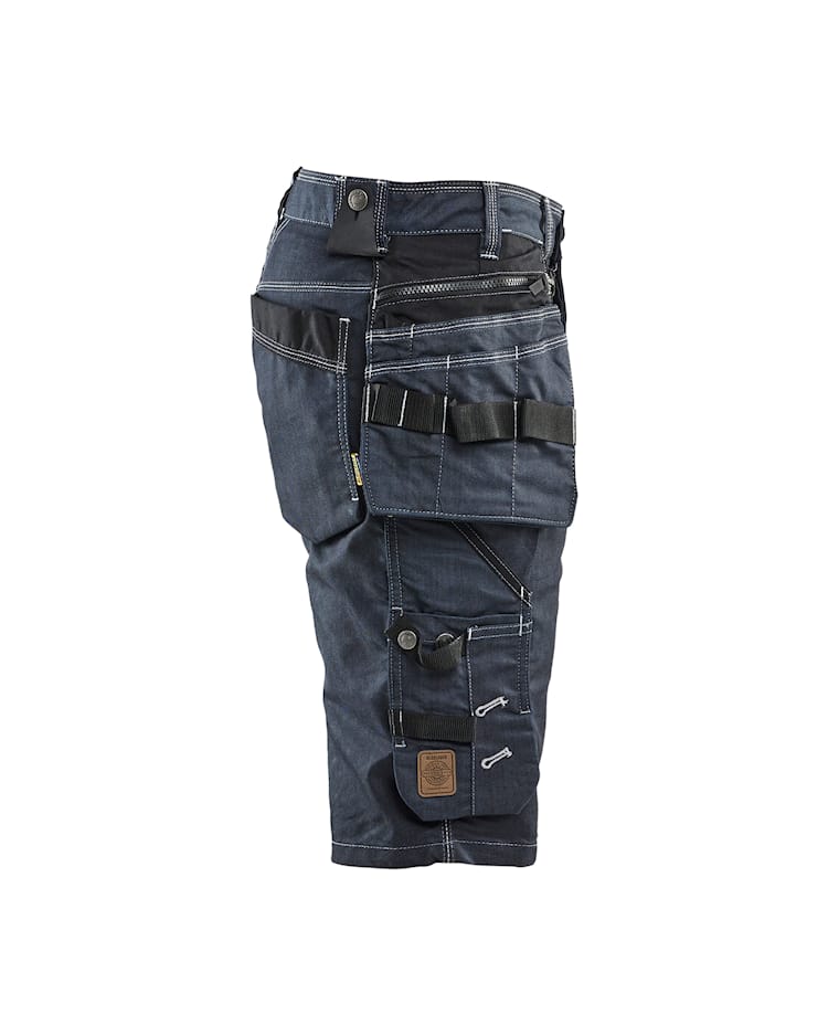 Short denim stretch X1900 Marineblauw/ Zwart