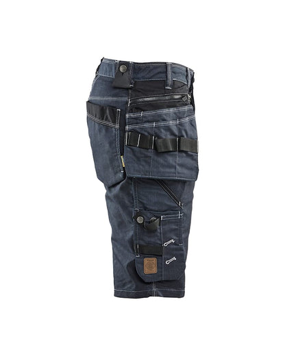 Short denim stretch X1900 Marineblauw/ Zwart