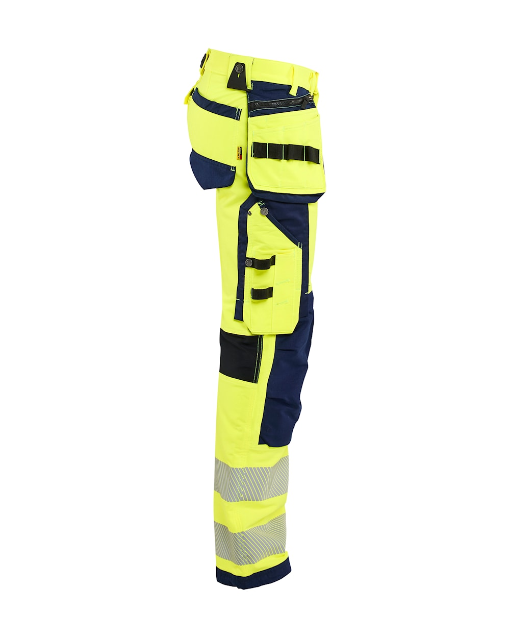 High Vis werkbroek 4-weg stretch HIGH VIS GEEL/MARINEBLAUW