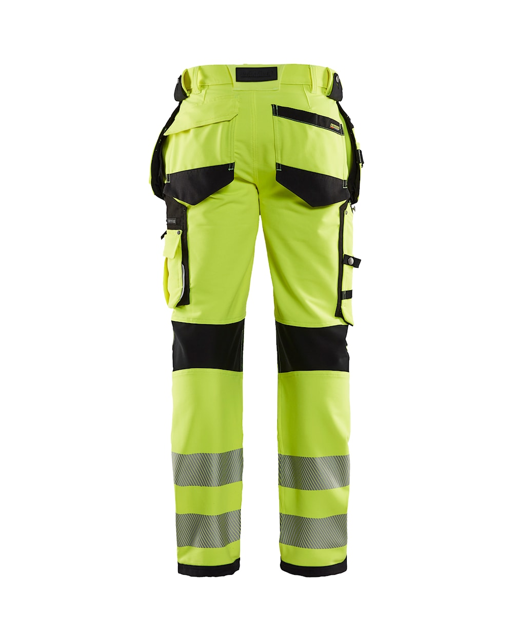 High Vis werkbroek 4-weg stretch HIGH VIS GEEL/ZWART