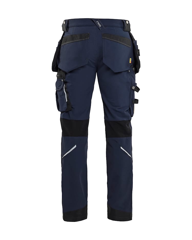 Werkbroek 4-weg stretch X1900 Marineblauw/Zwart