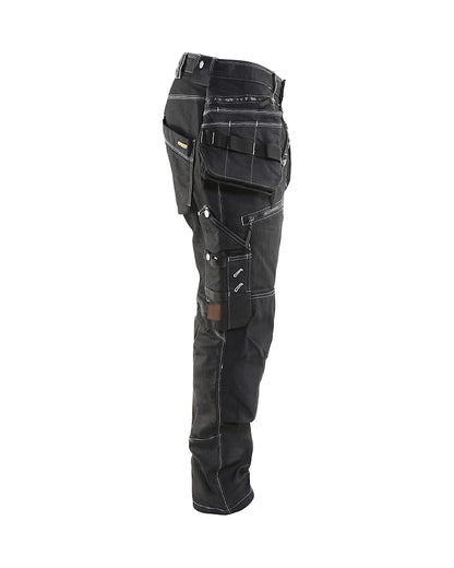 Baggy denim stretch X1900 Zwart