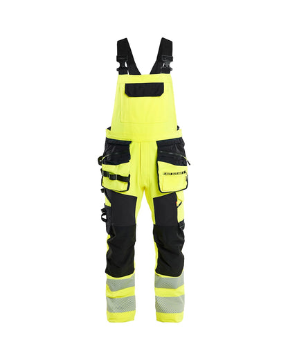 High Vis Bretelbroek 4-weg stretch HIGH VIS GEEL/ZWART