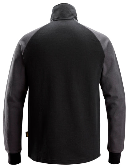 Snickers Tweekleurig Sweatshirt met Halve Rits