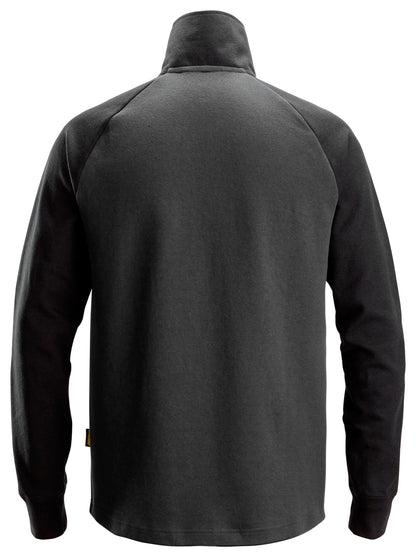 Snickers Tweekleurig Sweatshirt met Halve Rits