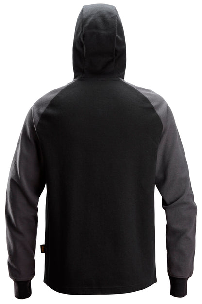 Snickers Tweekleurige Hoodie met Halve Rits