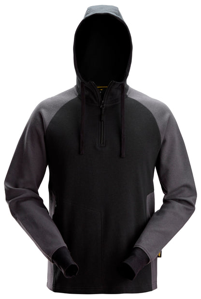 Snickers Tweekleurige Hoodie met Halve Rits