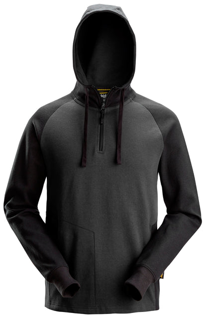 Snickers Tweekleurige Hoodie met Halve Rits