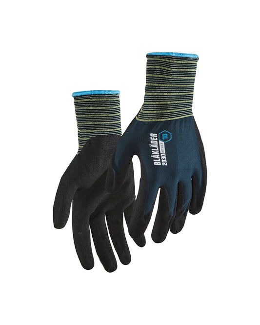 Werkhandschoenen nitril-gedipt DONKER MARINEBLAUW