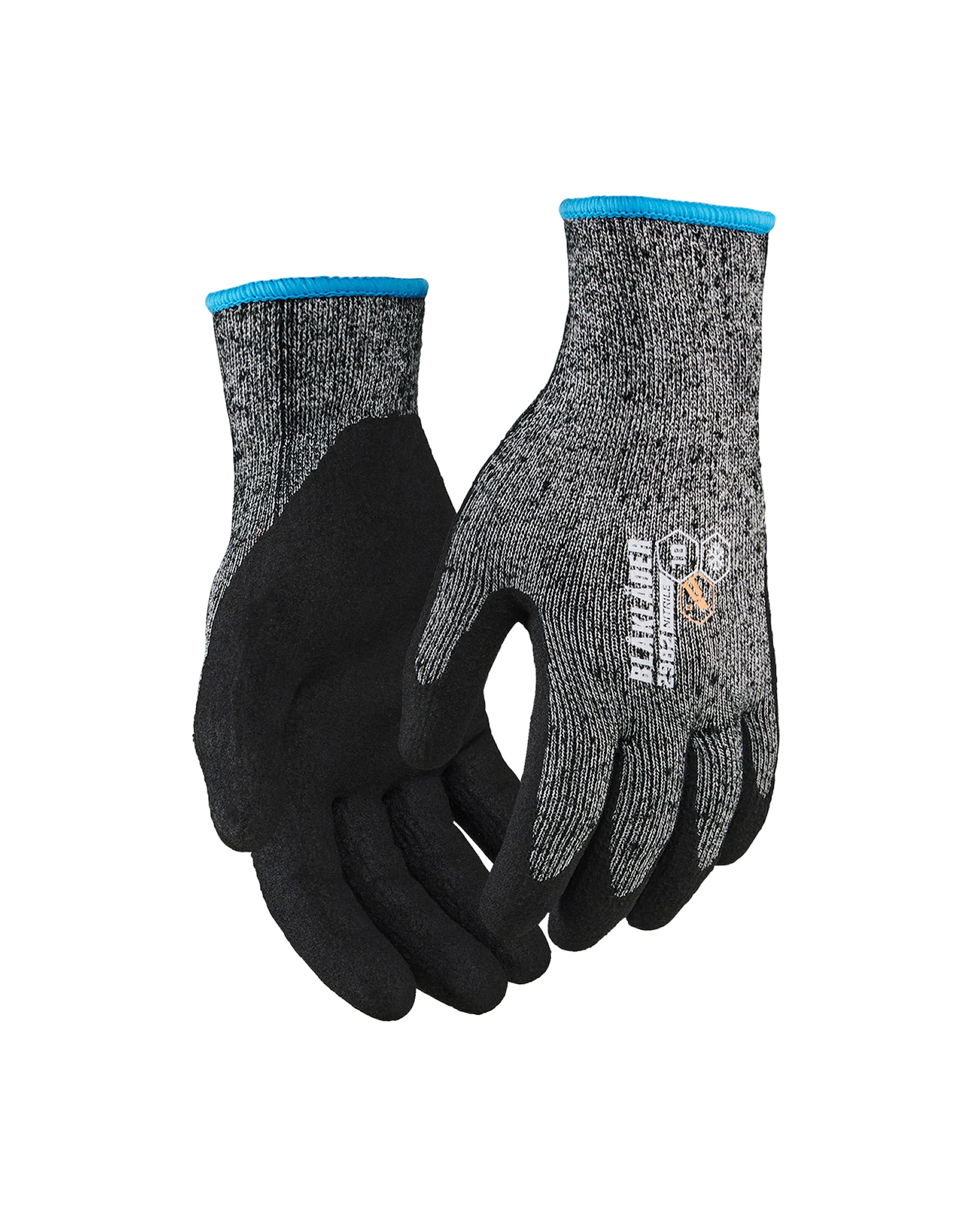 Snijbestendige handschoenen C Nitril-gedipt gevoerd