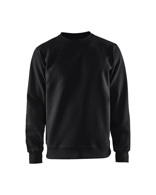 Sweatshirt Jersey ronde hals ZWART