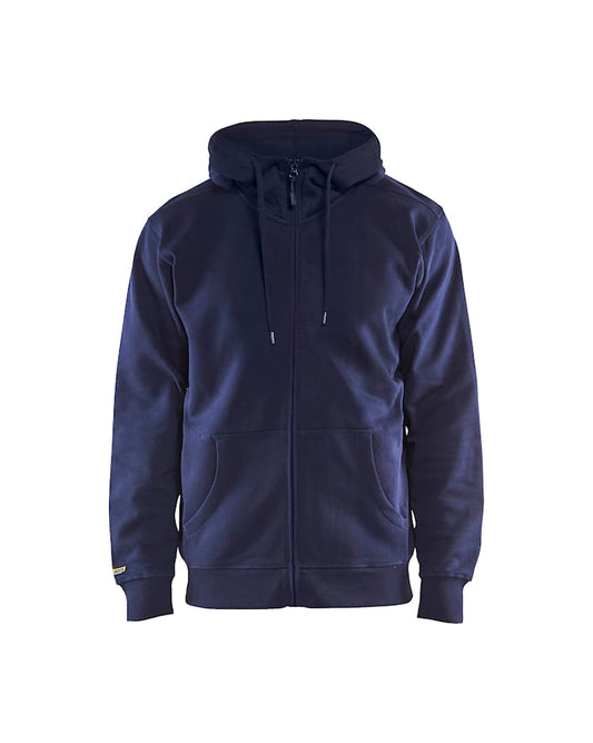 Hooded sweatshirt met rits