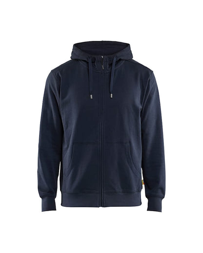 Hooded Sweatshirt met rits katoen