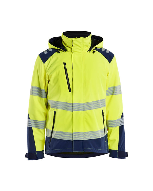 Lichtgewicht Softshell Winterjas High Vis HIGH VIS GEEL/MARINEBLAUW