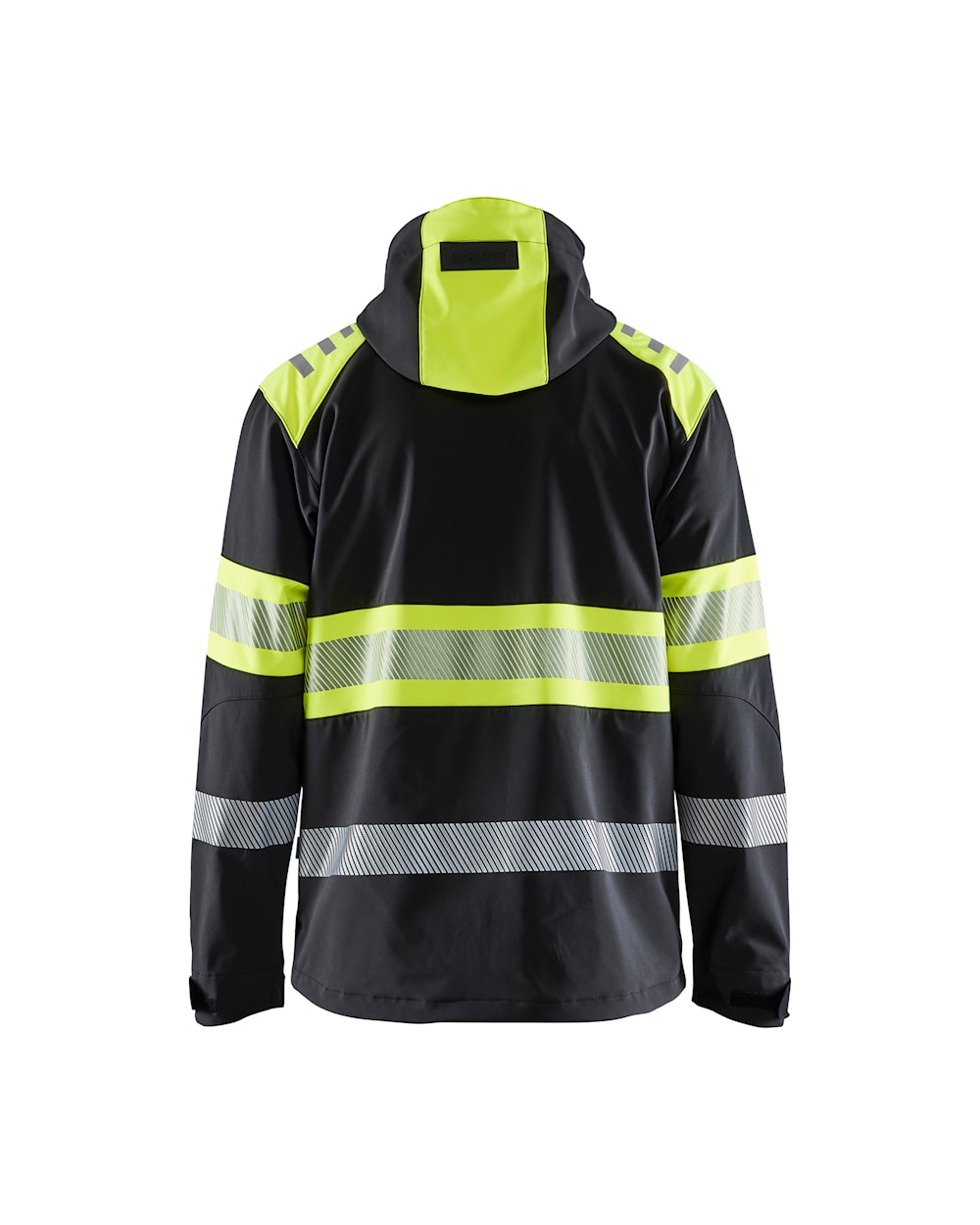 Softshell jack High Vis ZWART/HIGH VIS GEEL