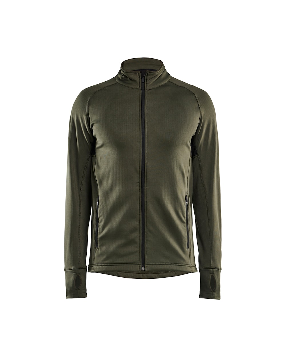 STRIKER Fleecejack DONKER HERFSTGROEN