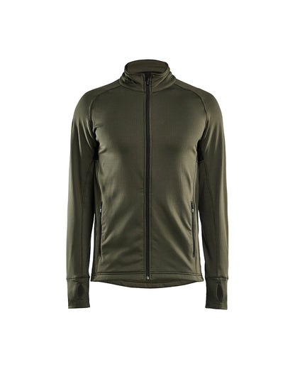 STRIKER Fleecejack DONKER HERFSTGROEN