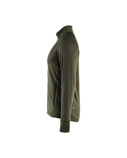 STRIKER Fleecejack DONKER HERFSTGROEN