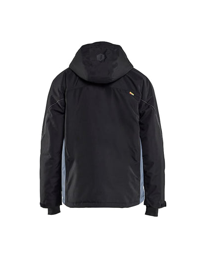 Lichtgewicht winterjas Grijs/ Zwart