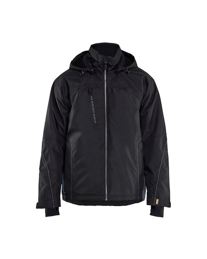 Lichtgewicht winterjas Grijs/ Zwart