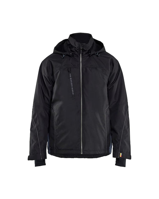 Lichtgewicht winterjas Grijs/ Zwart